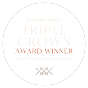Condé Nast Traveller Triple Crown Award Winner — Hot List, Gold List and Readers Choice